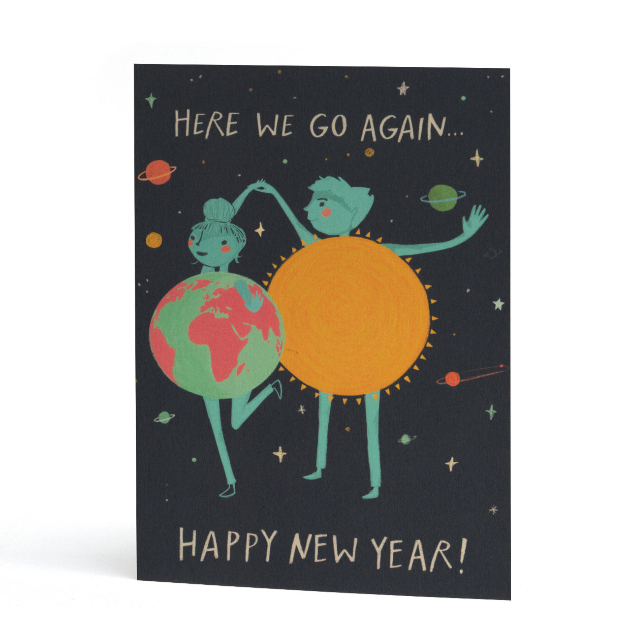 New Year Trip Around the Sun Card