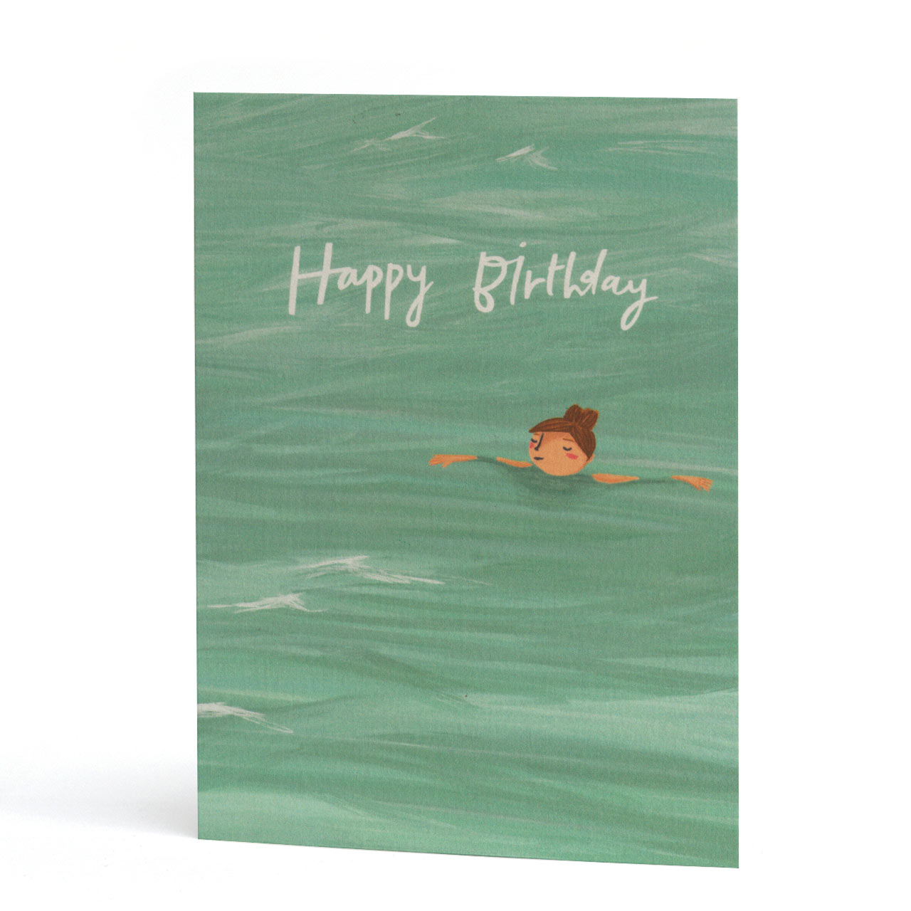 Wild Swim Birthday Card