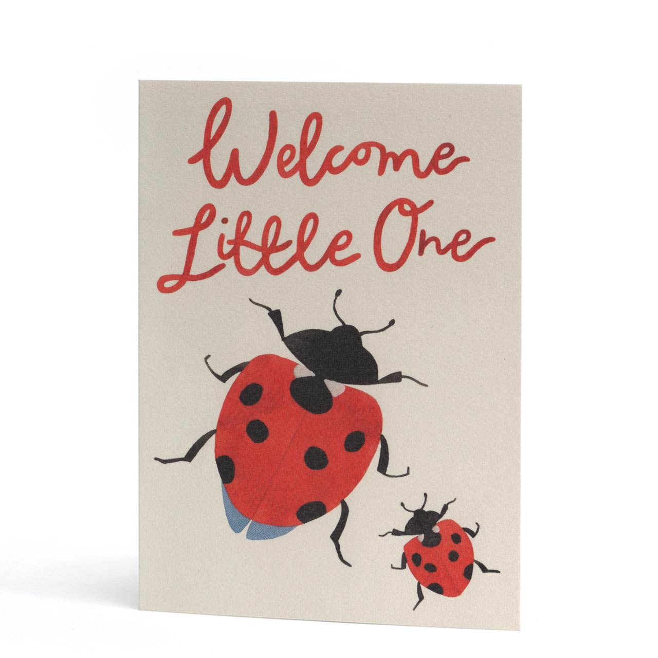 Welcome Little One Ladybird Card