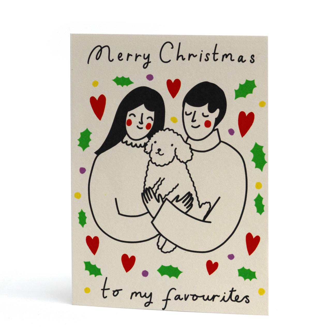 Favourites Dog Christmas Card