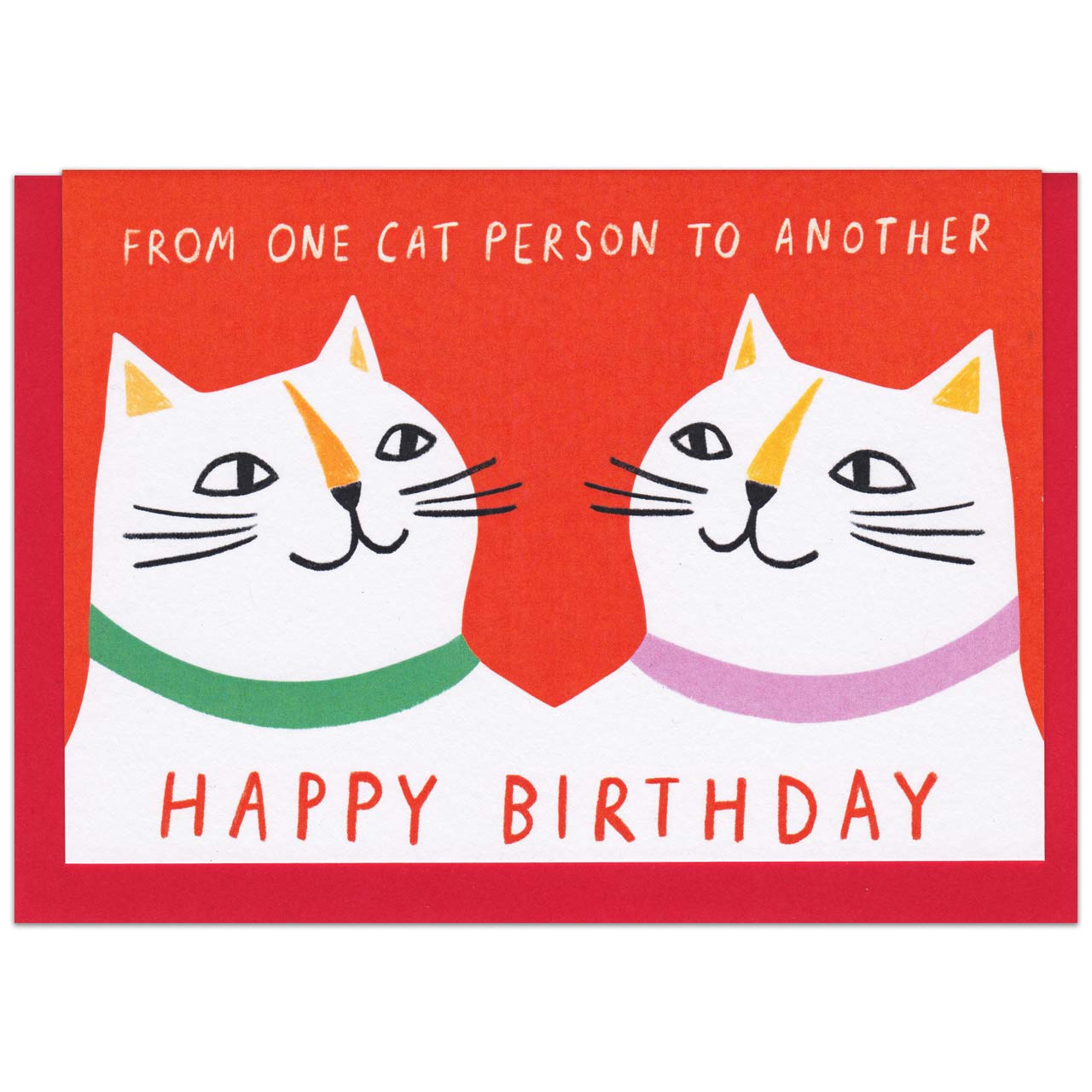 From One Cat Person to Another Birthday Card