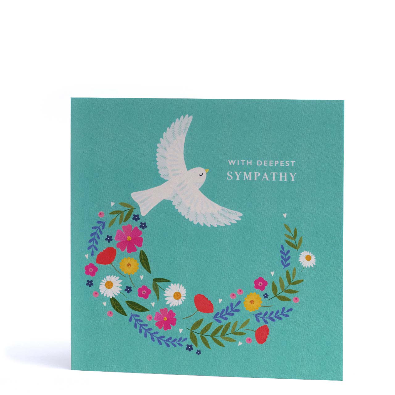 With Deepest Sympathy Dove Greeting Card