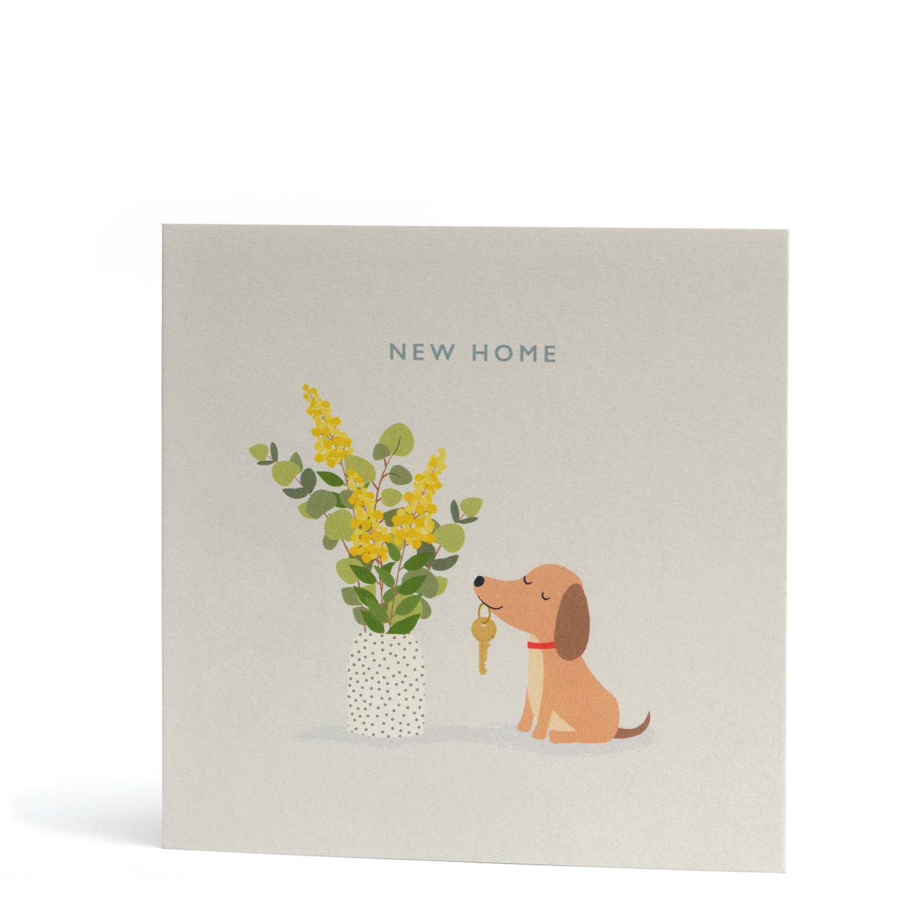 New Home Doggy Keys Card
