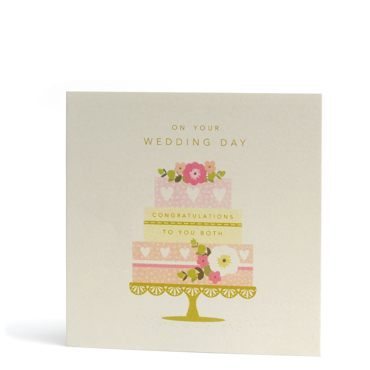 On Your Wedding Day Cake Card