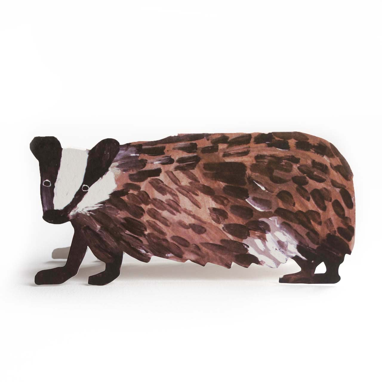 Badger Die Cut Card