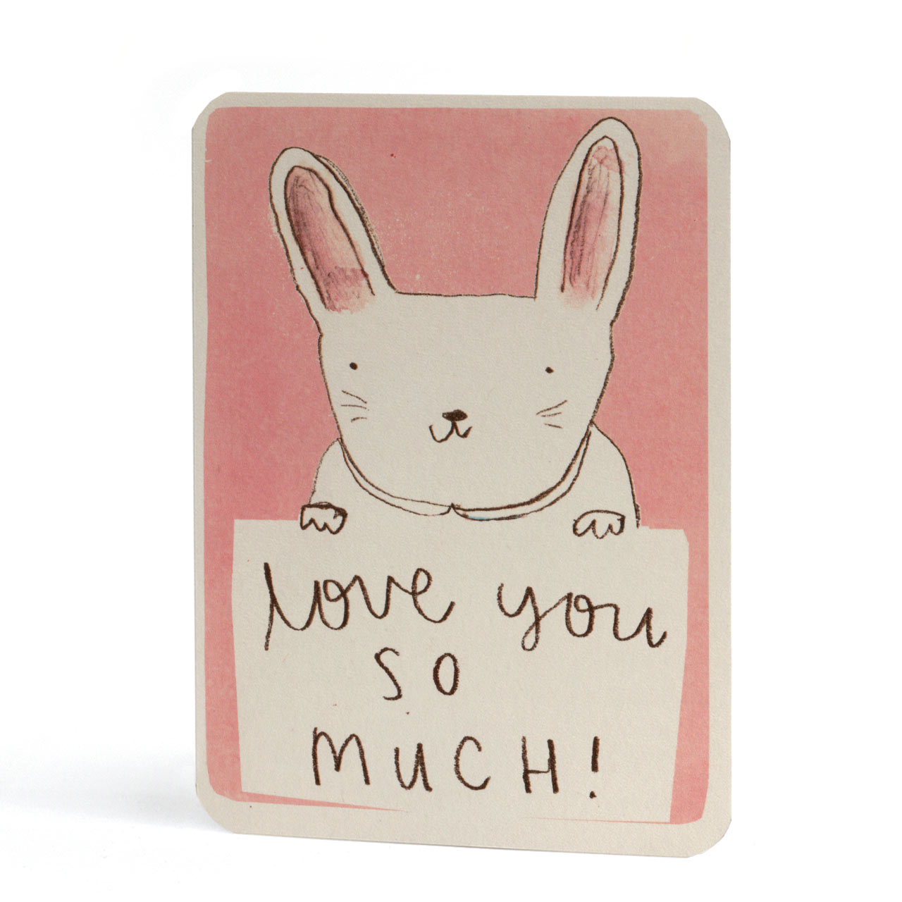 Love You So Much Bunny Card