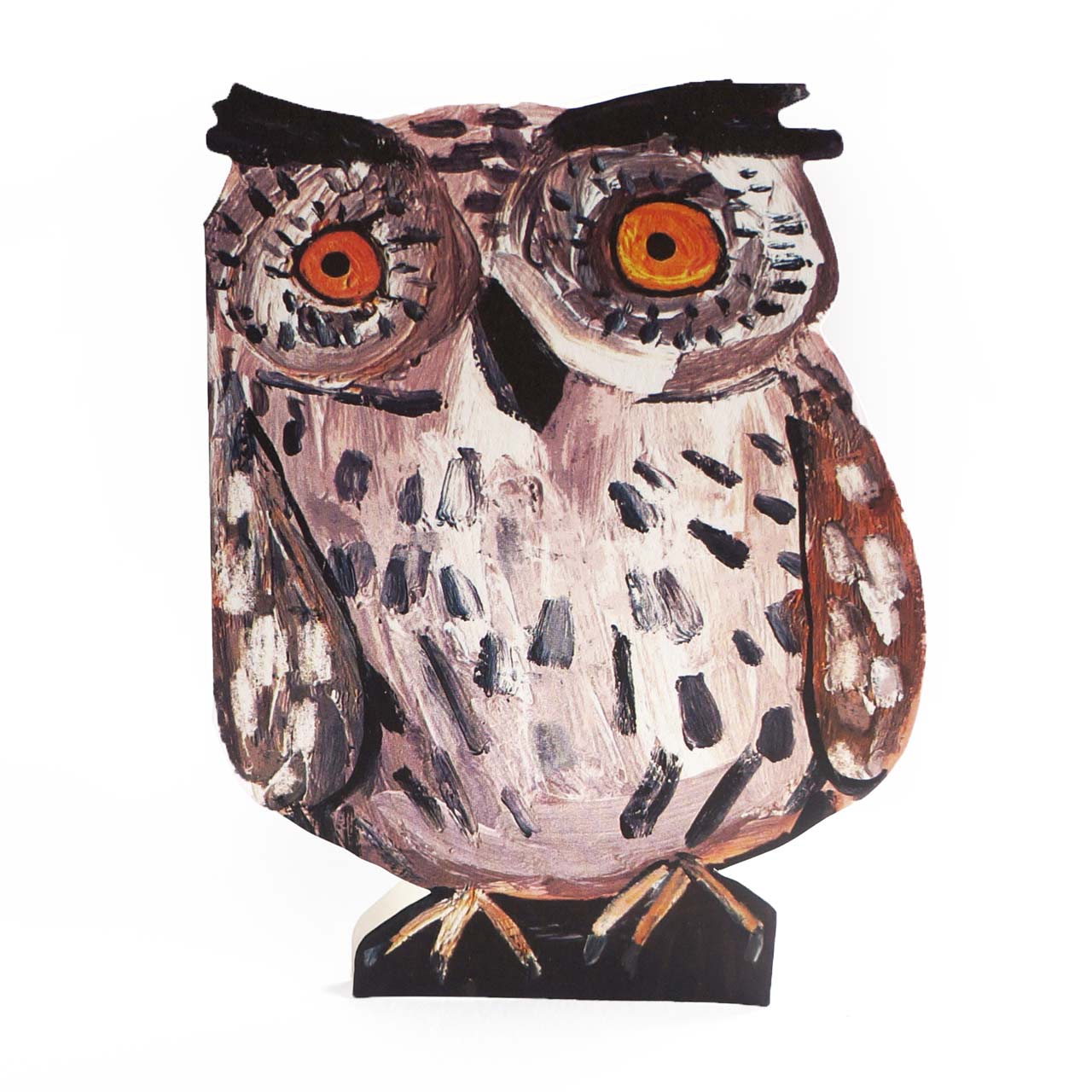 Little Owl Die Cut Card