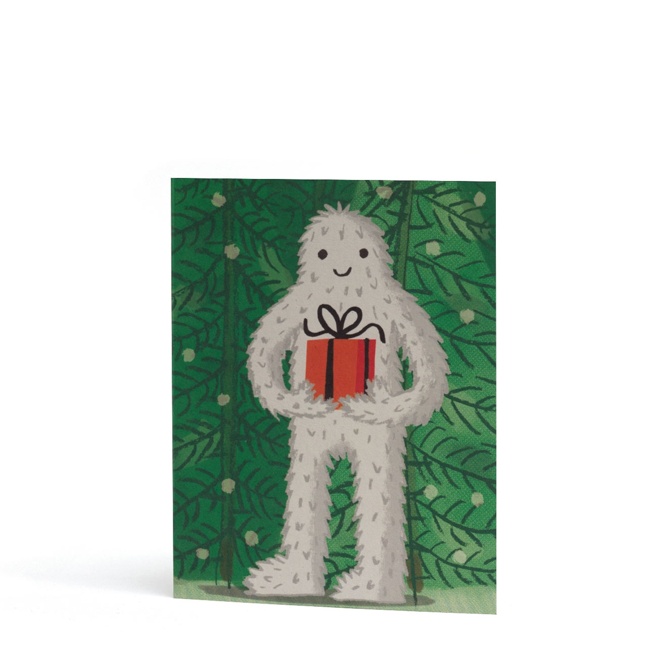 Abominable Snowman Mini Christmas Card