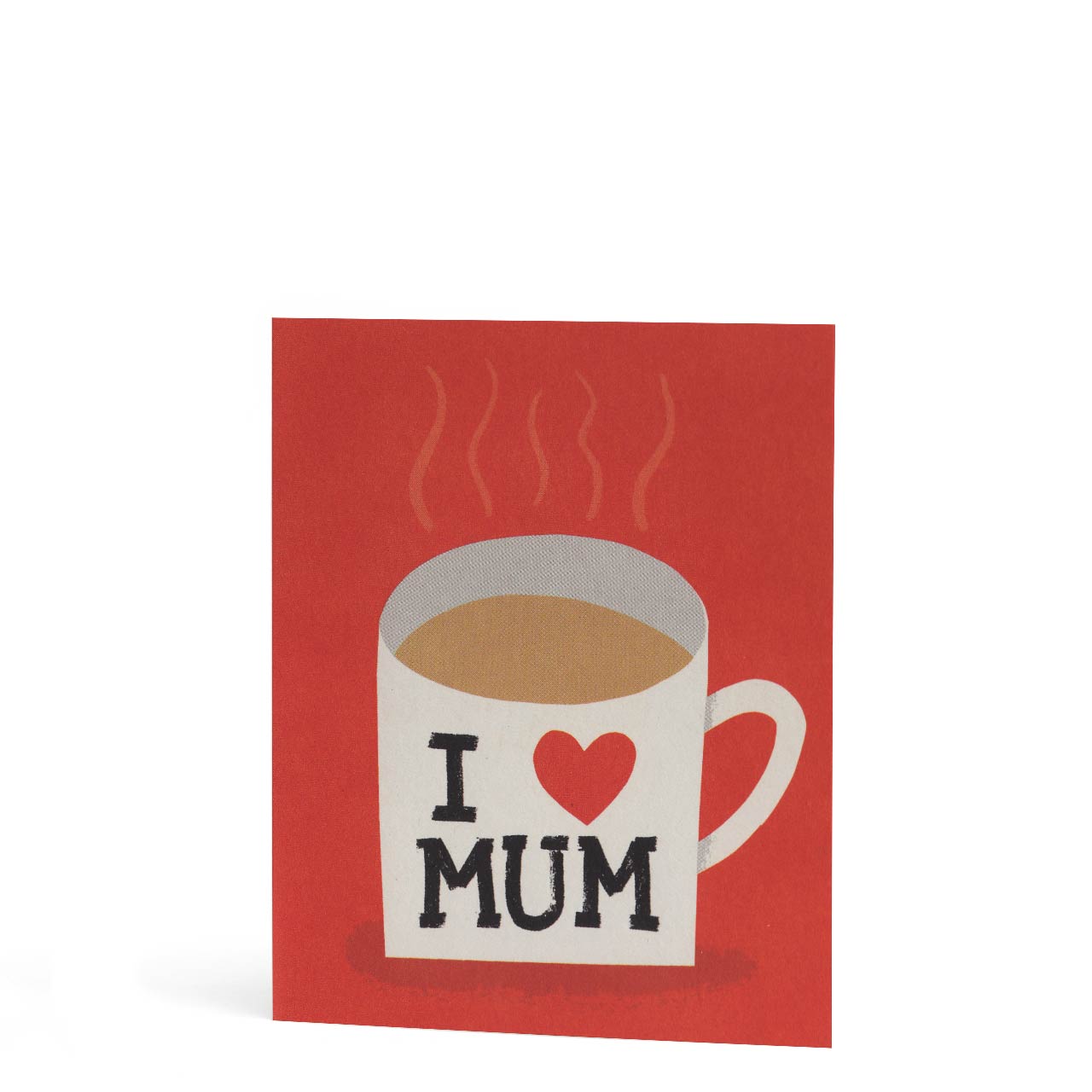 I Heart Mum Mini Greeting Card