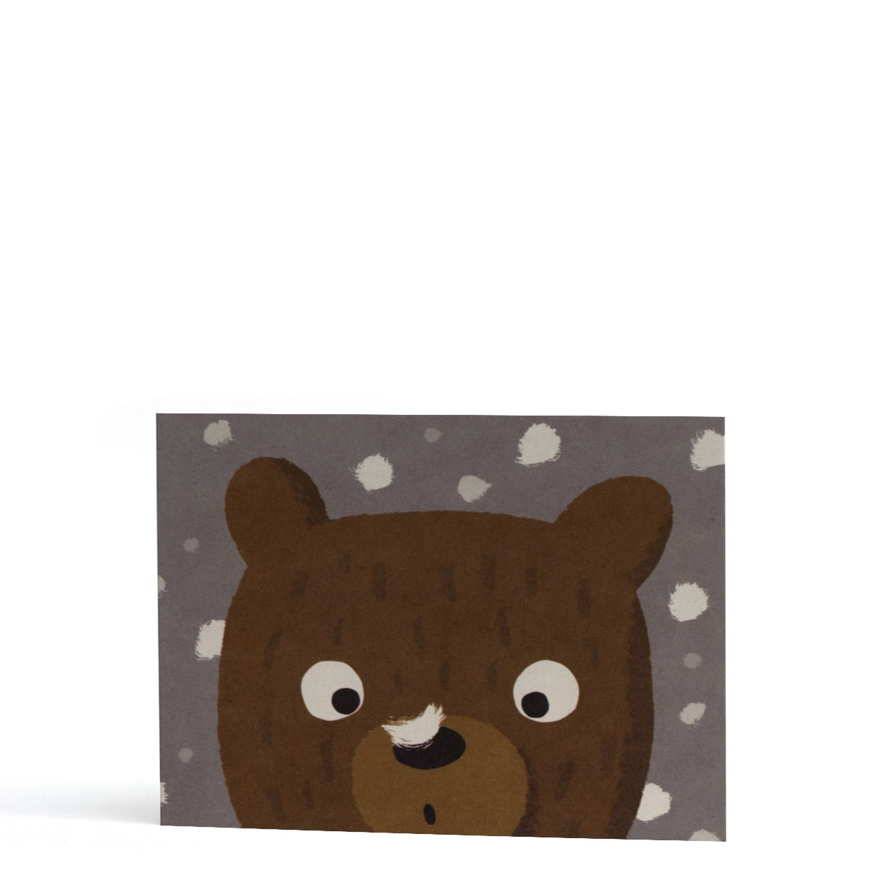 Snowflake Bear Mini Christmas Card