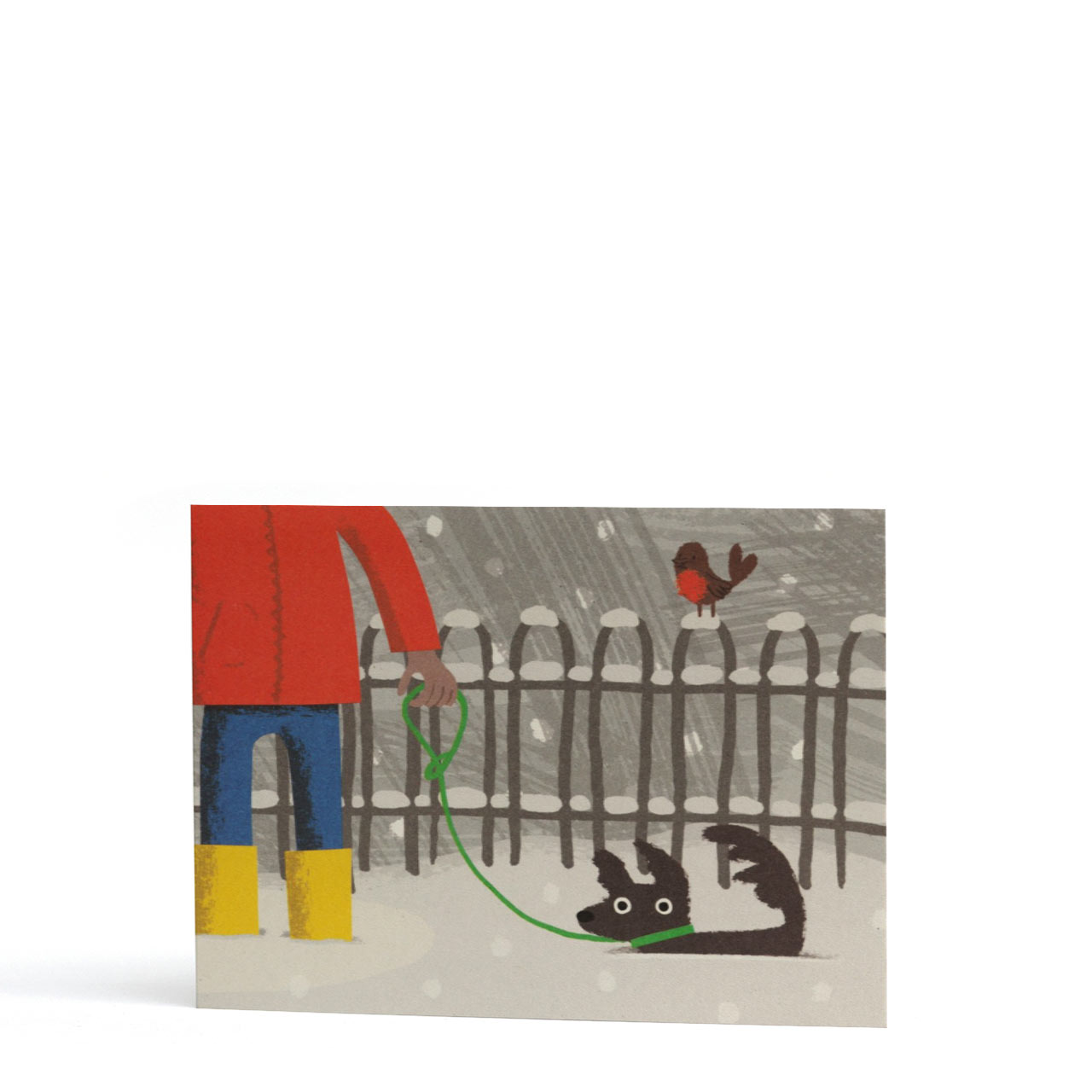 Winter Walkies Mini Christmas Card