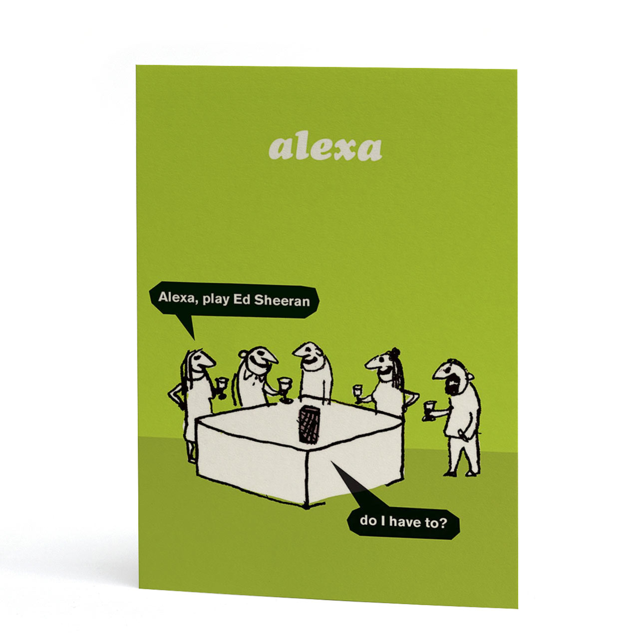 Alexa Ed Sheeran Card