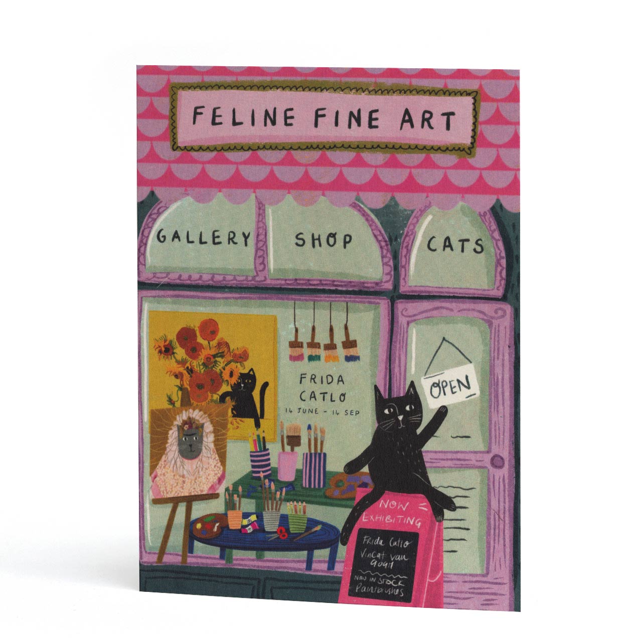 Feline Fine Art Greeting Card