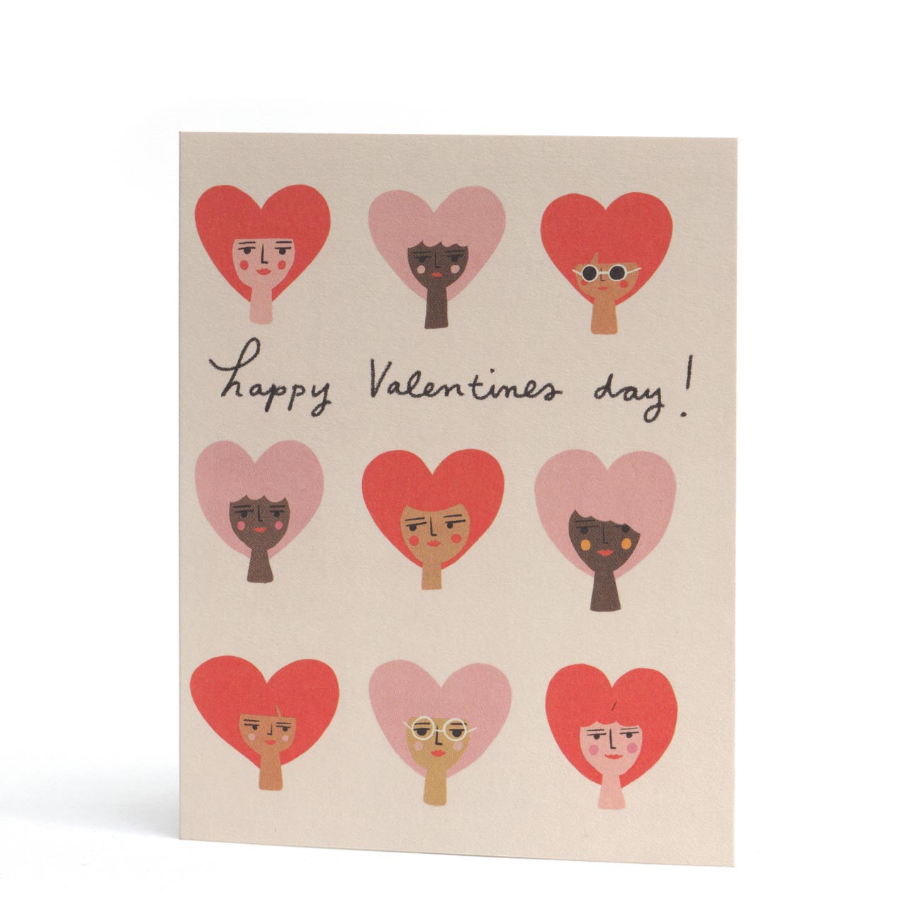Heart Babes Valentine's Greeting Card
