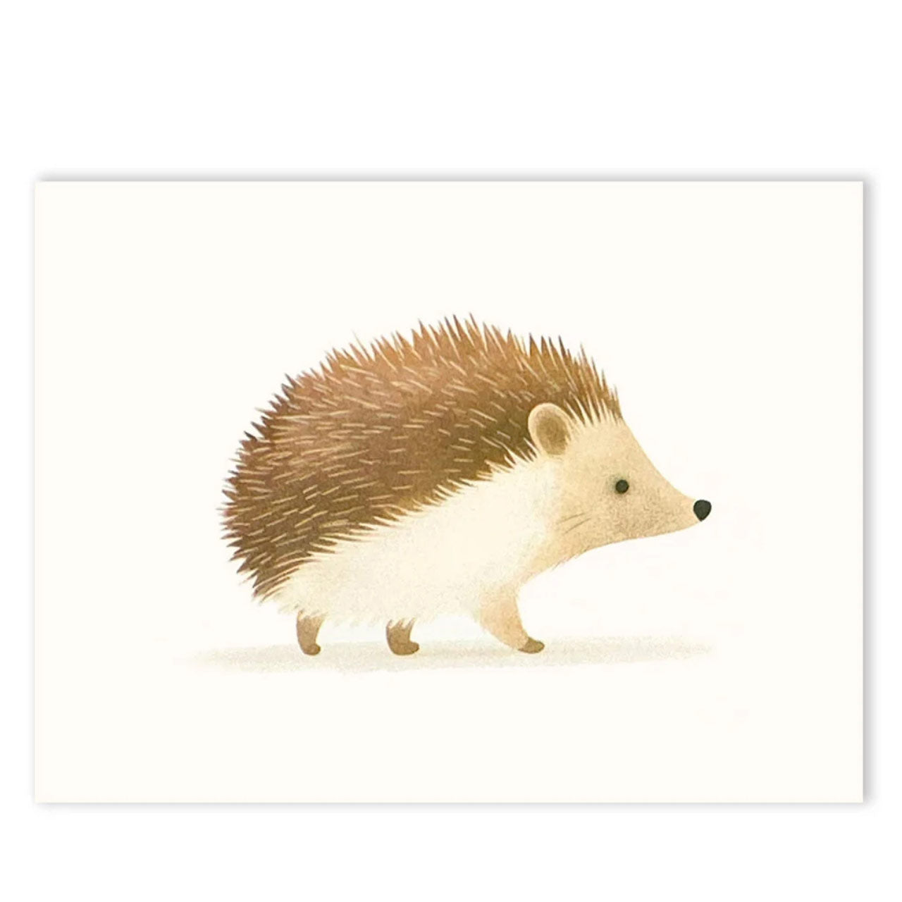 Hedgehog Riso Art Print 8 x 6