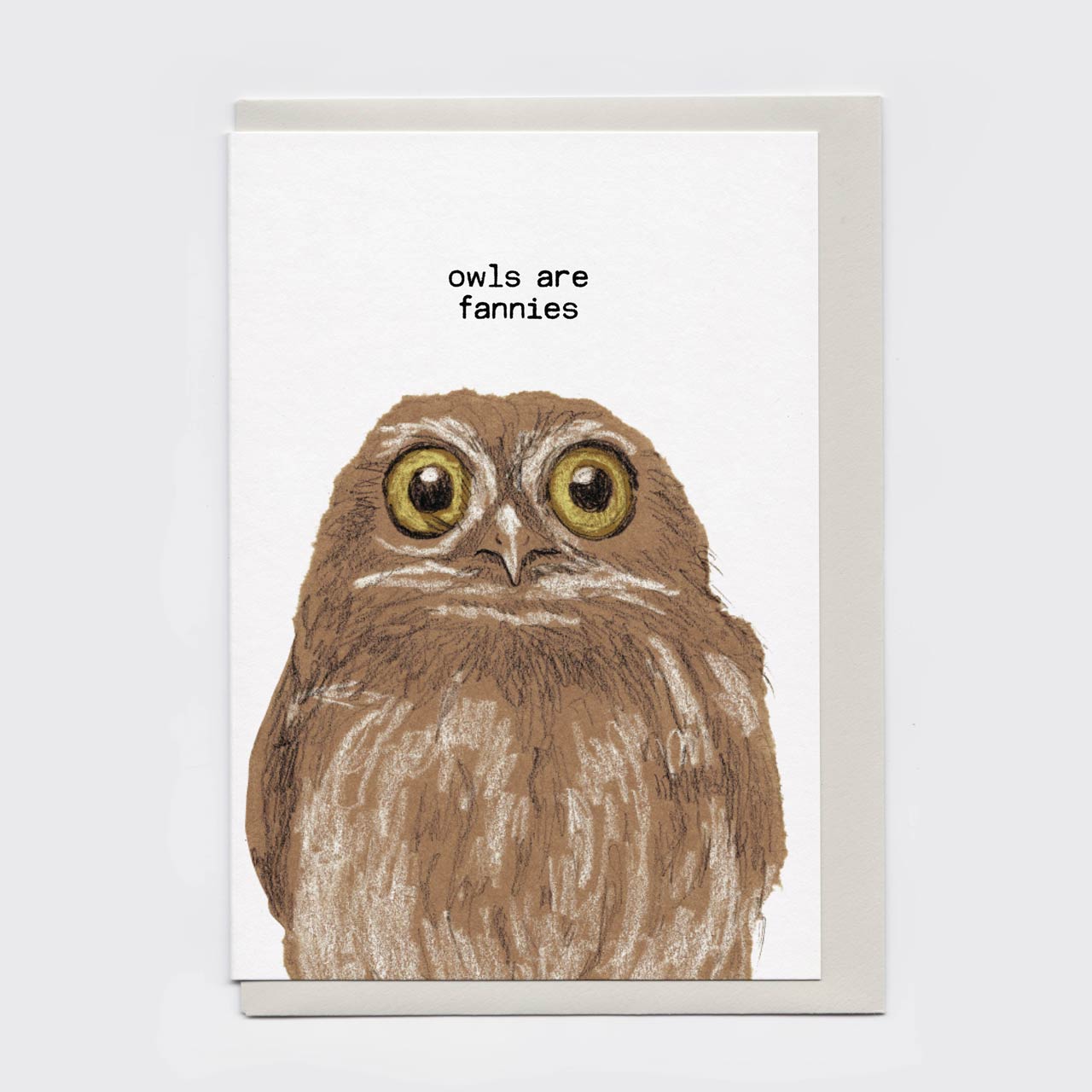 Owls are Fannies Card