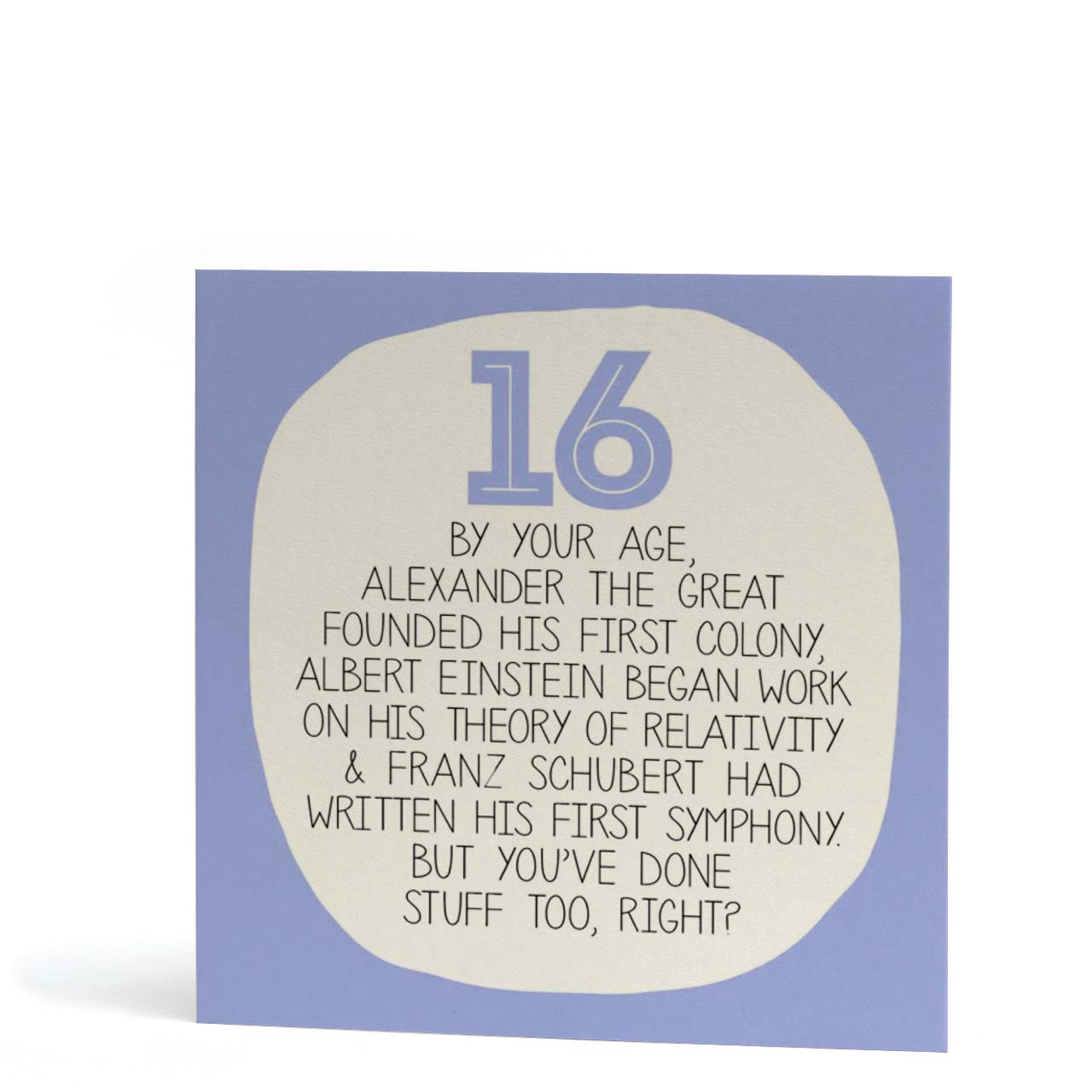 Age 16 Achievements Birthday Card