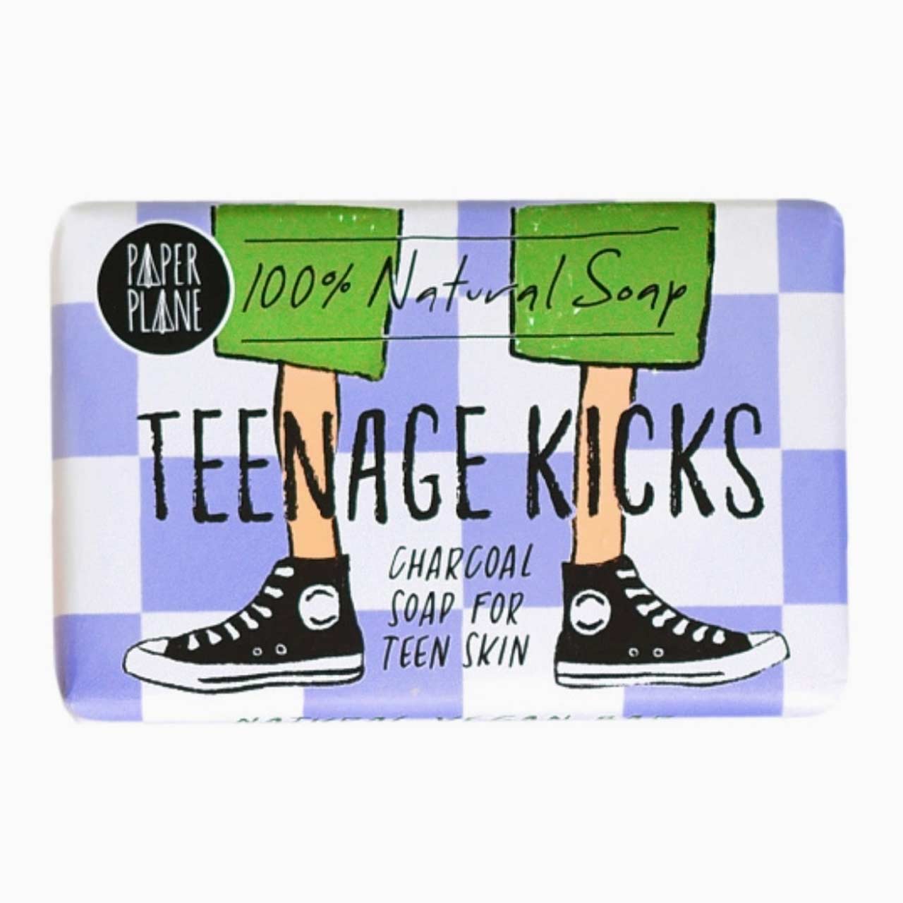 Teenage Kicks Natural Vegan Charcoal Soap