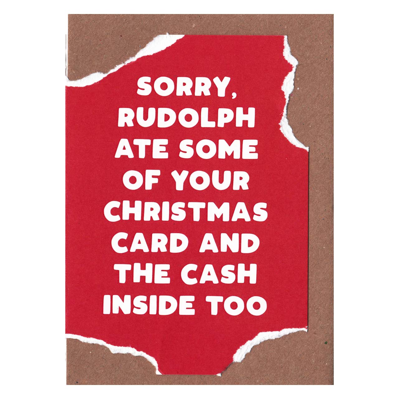 Rudolph Ate Christmas Card