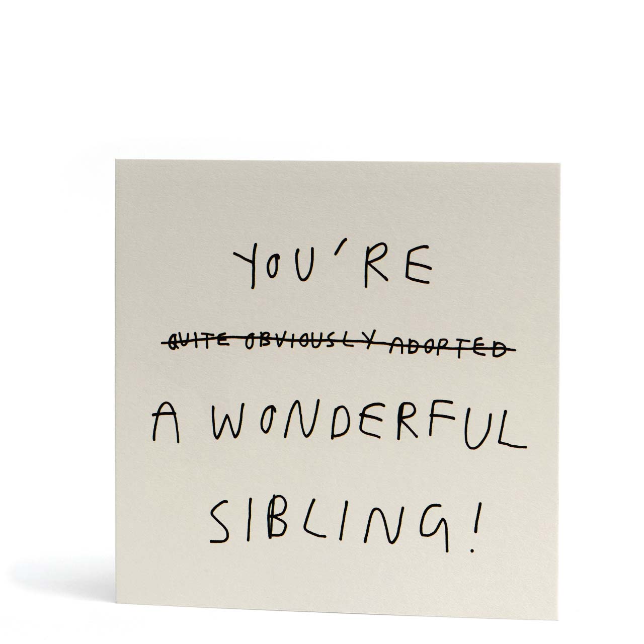 Adopted Sibling Greeting Card
