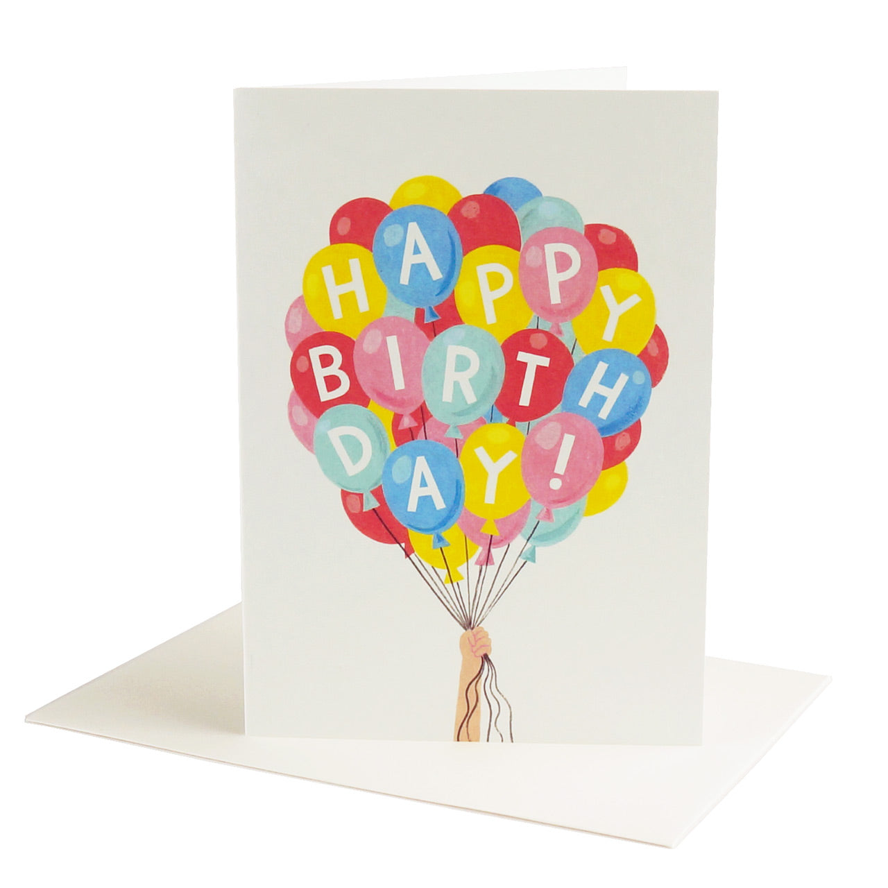 Balloon Bunch Birthday Greeting Card