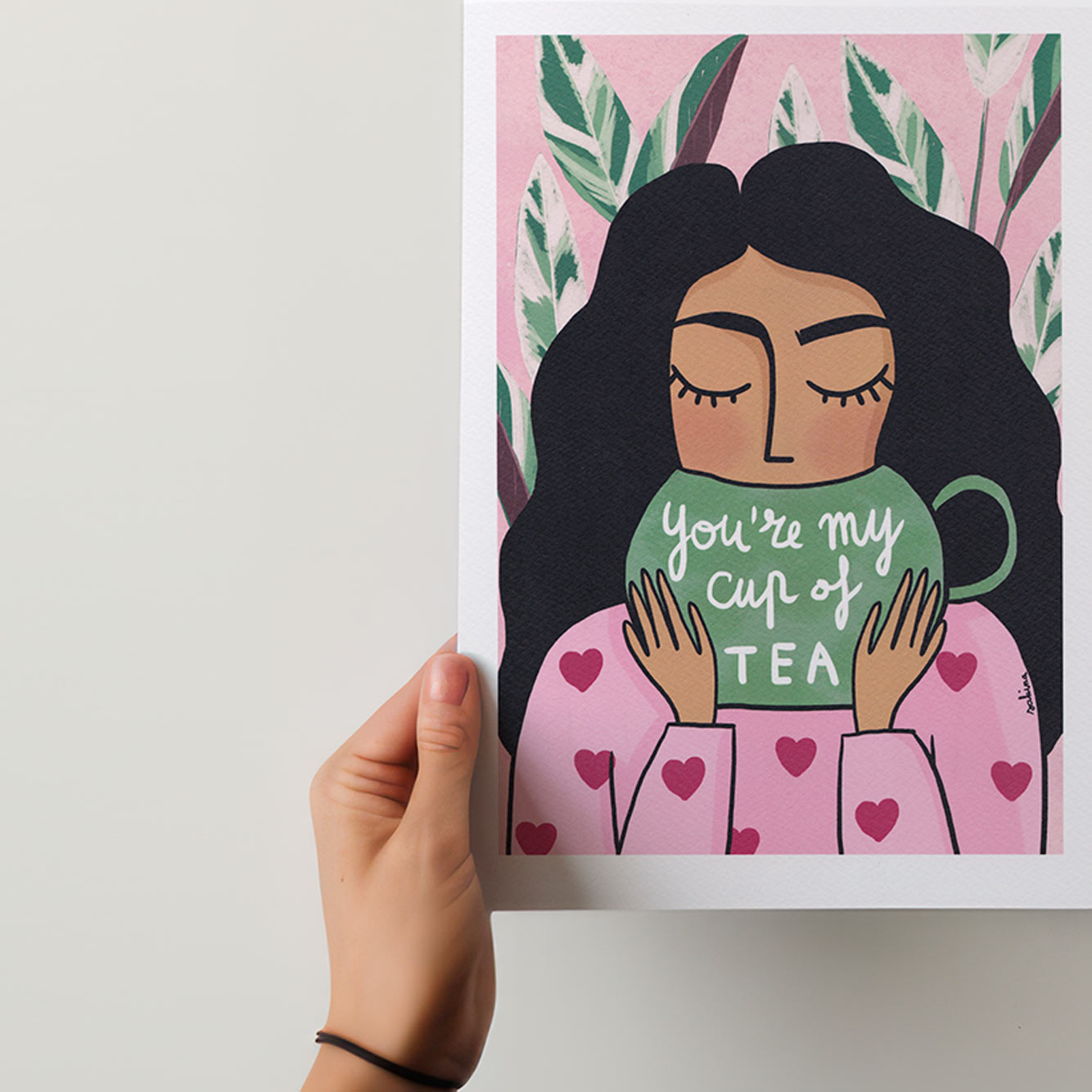 You're My Cup of Tea A4 Art Print
