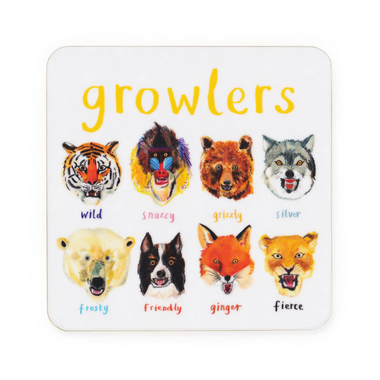 Growlers Drinks Coaster
