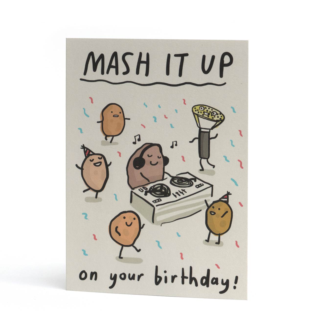 Mash It Up Birthday Greeting Card