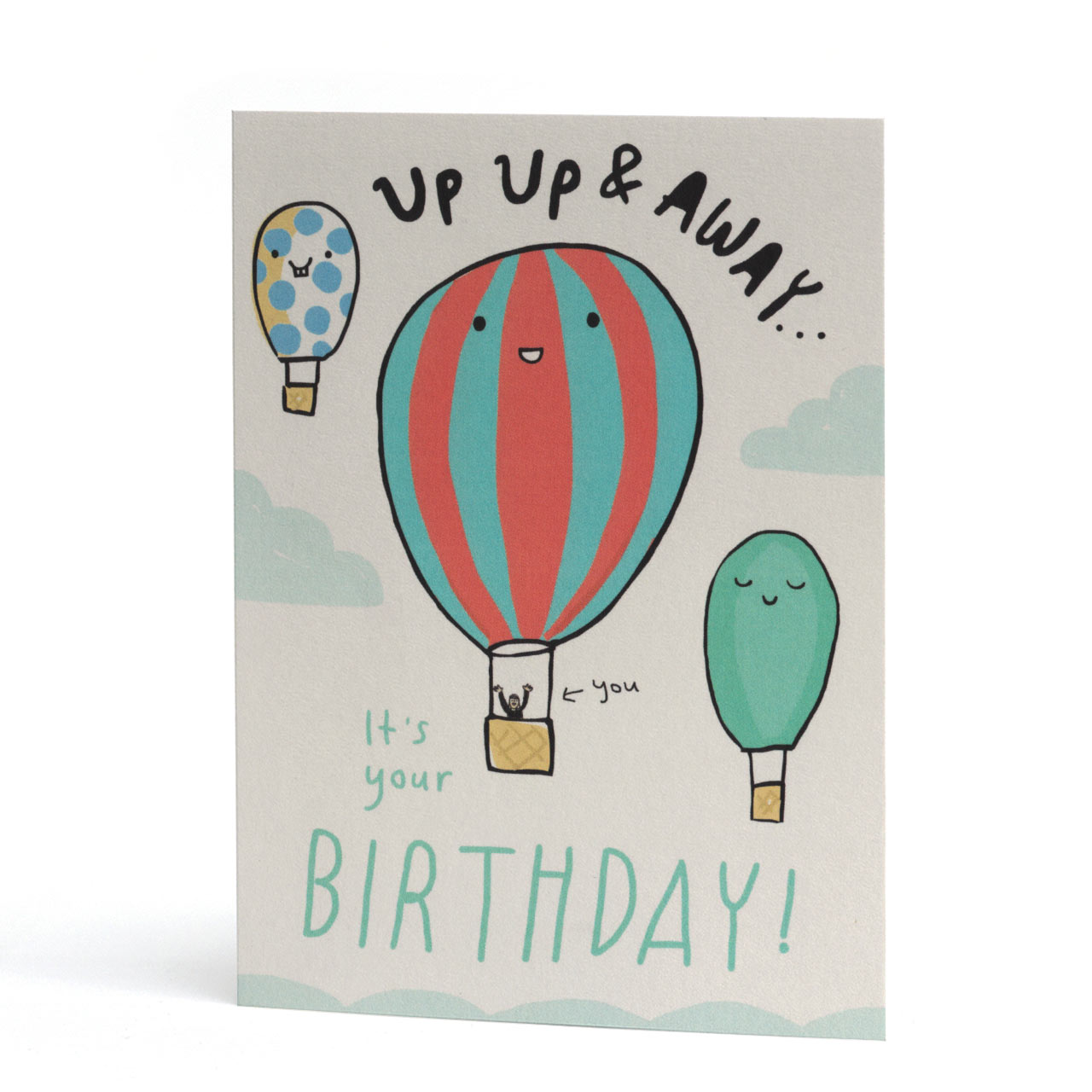 Up, Up and Away Birthday Card