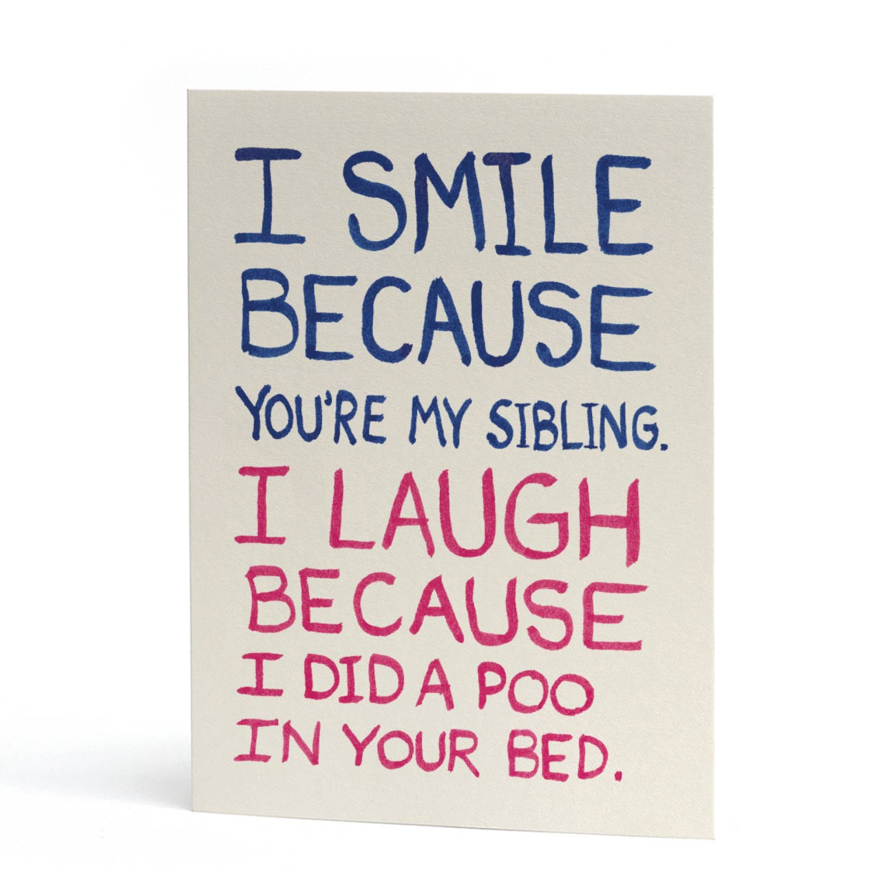 Smiling Sibling Card