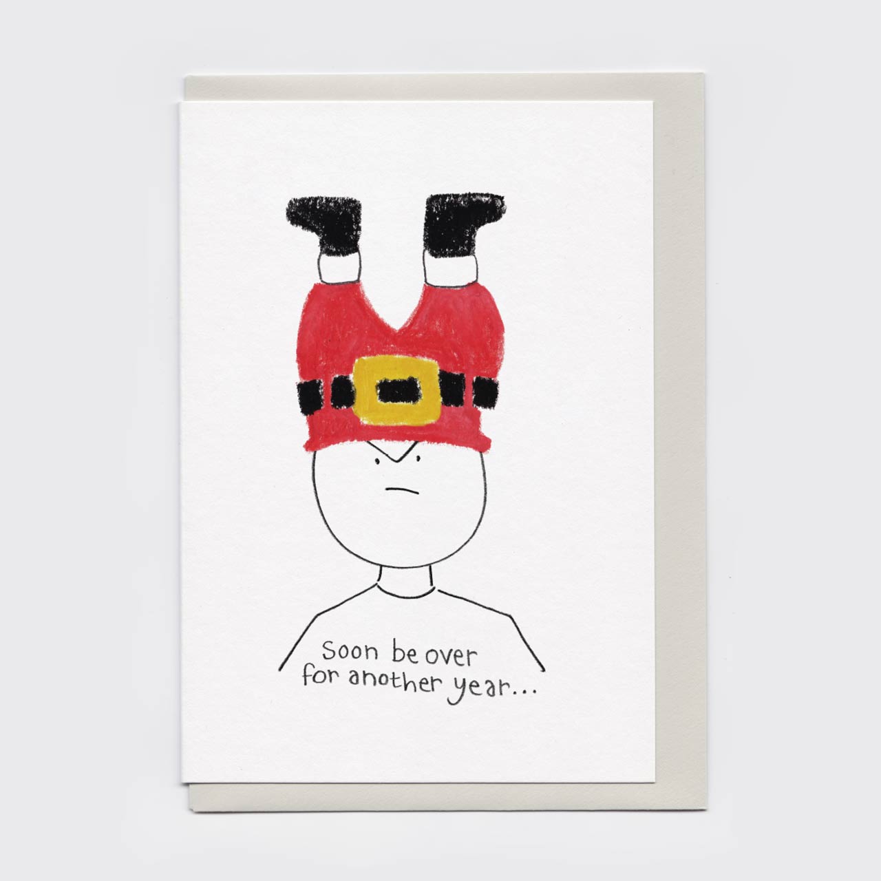 Soon Be Over Christmas Card