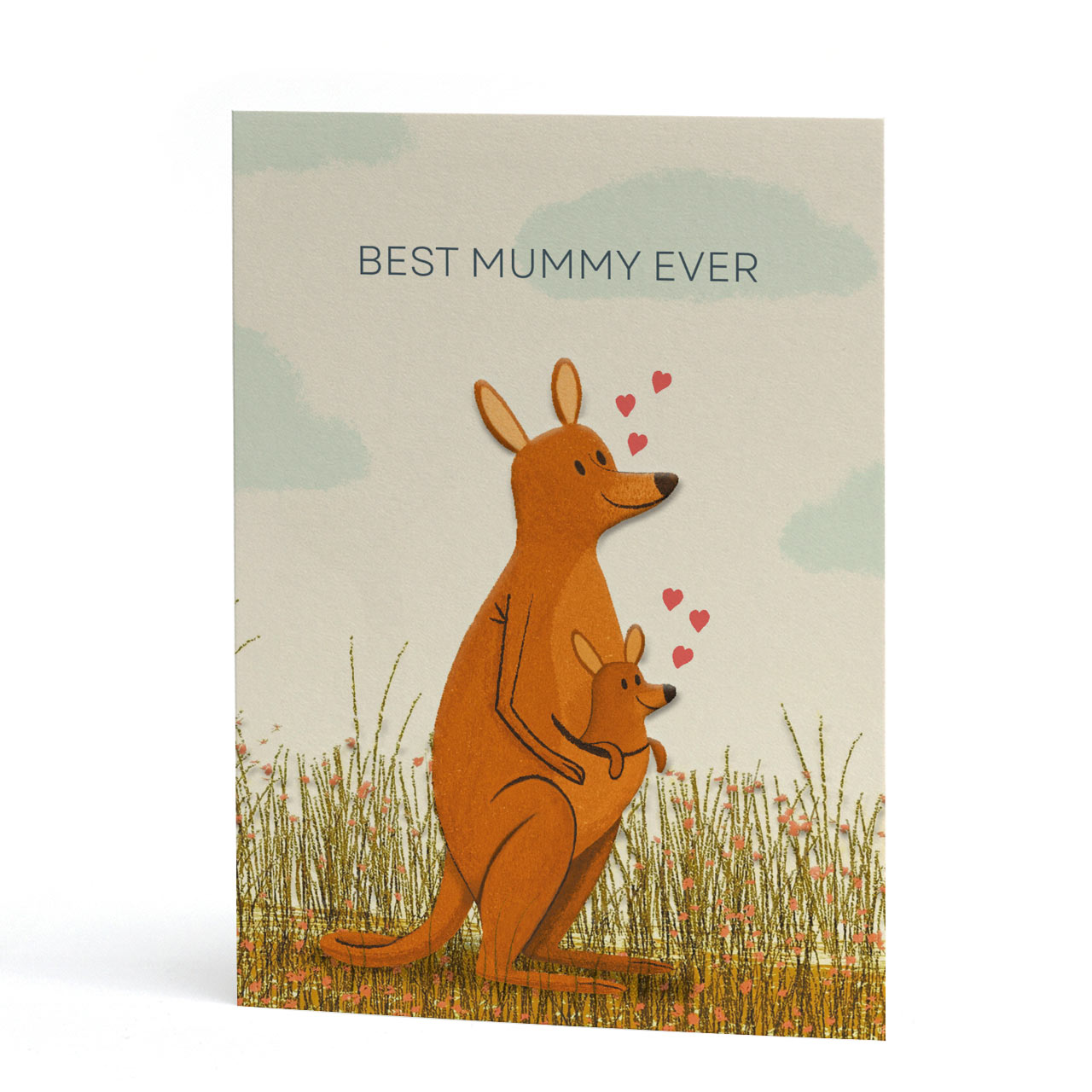 Best Mummy Ever Kangaroo Card