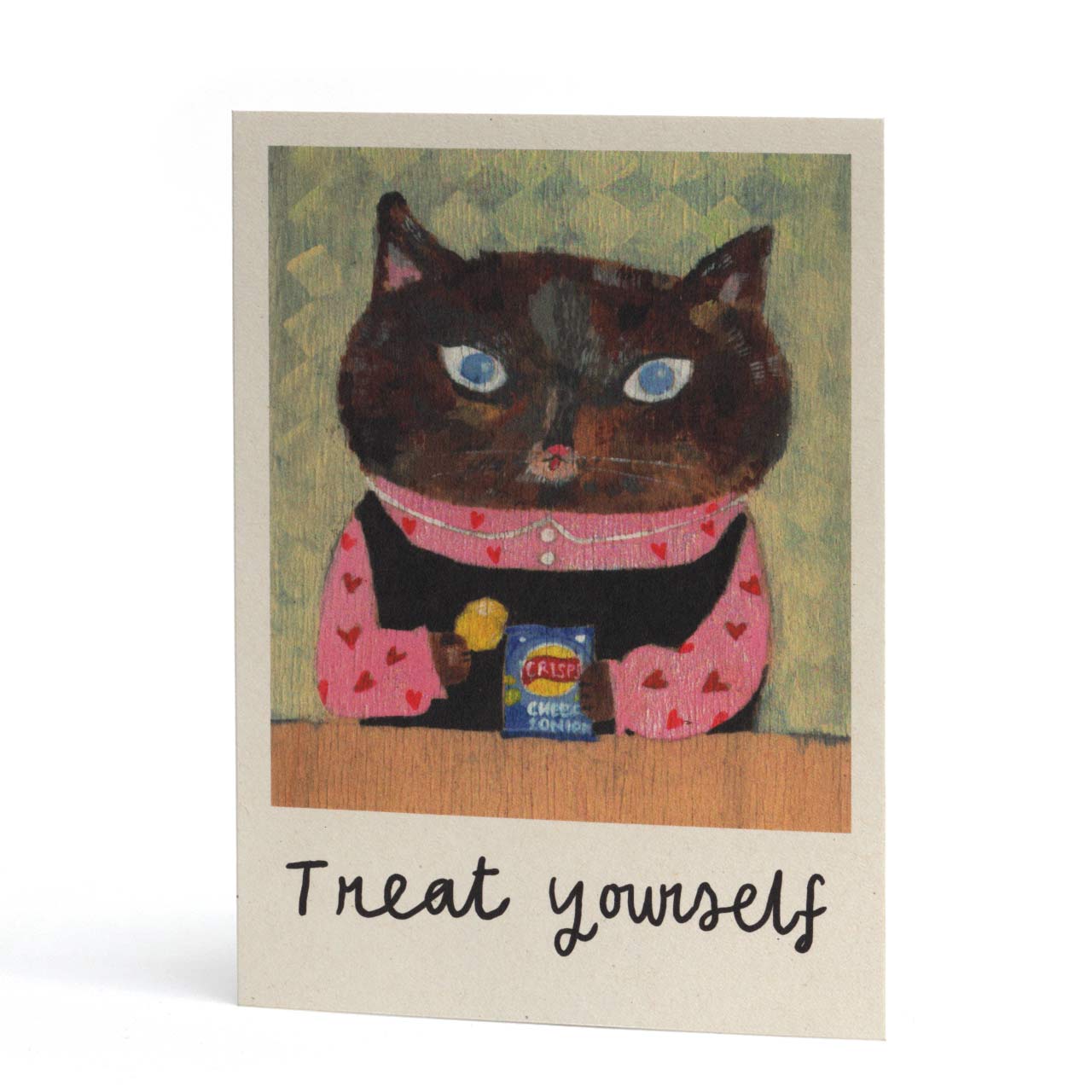 Treat Yourself Cat Card