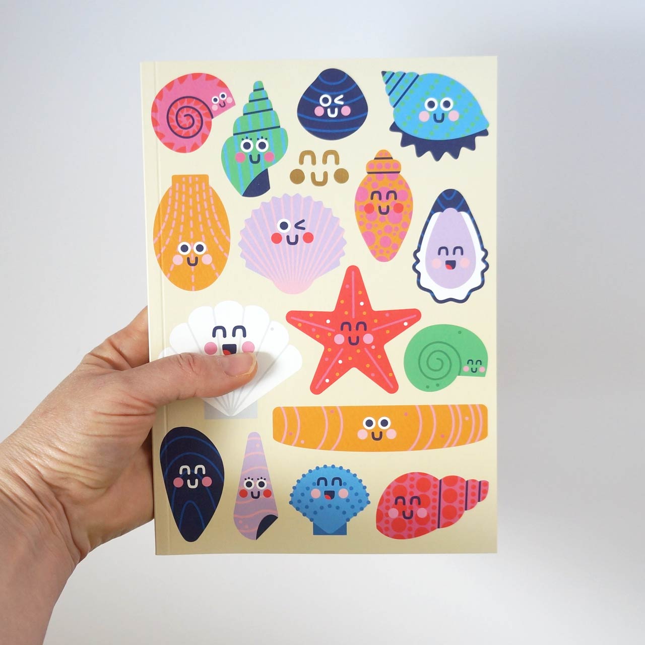 Shells A5 Lined Notebook