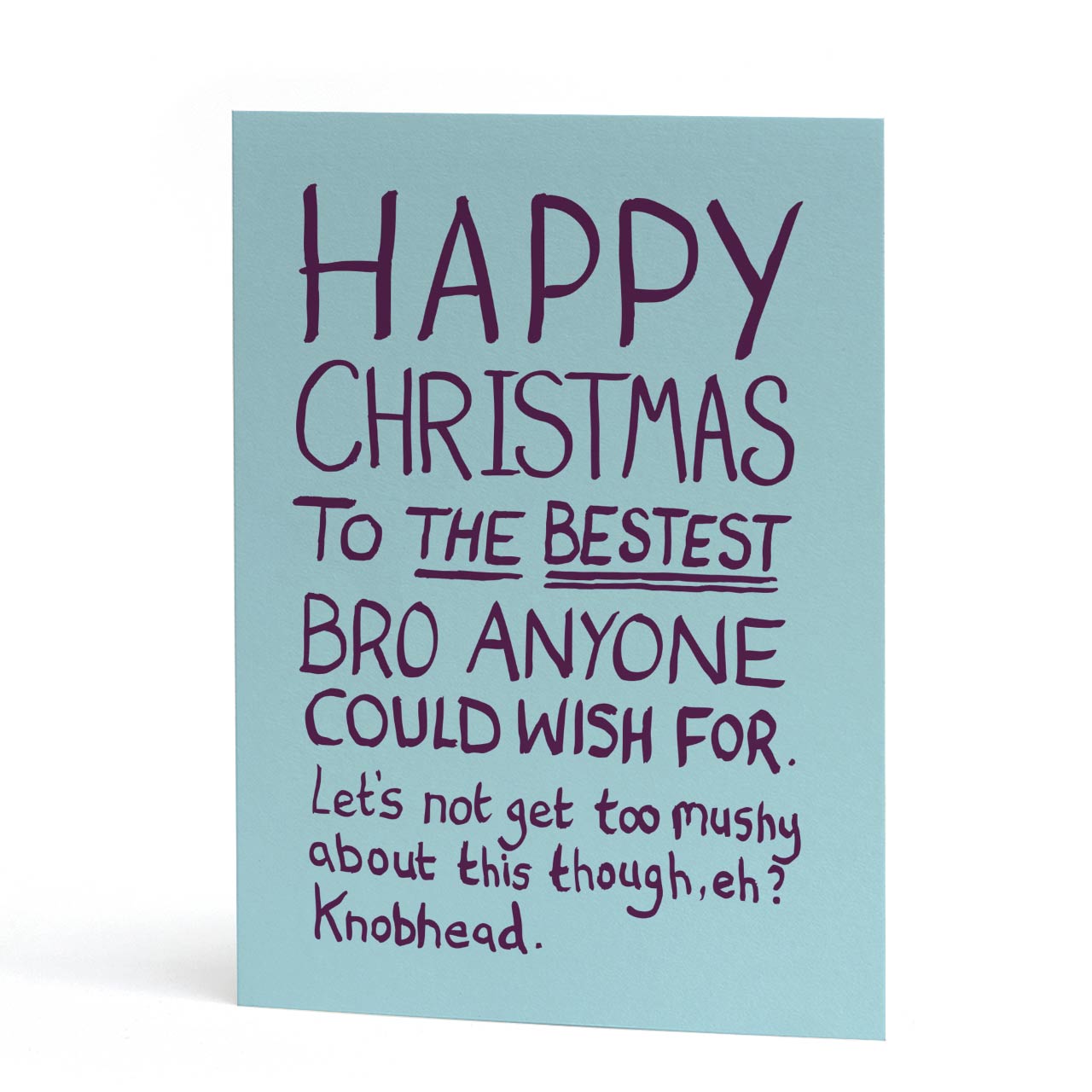 Best Brother Christmas Card