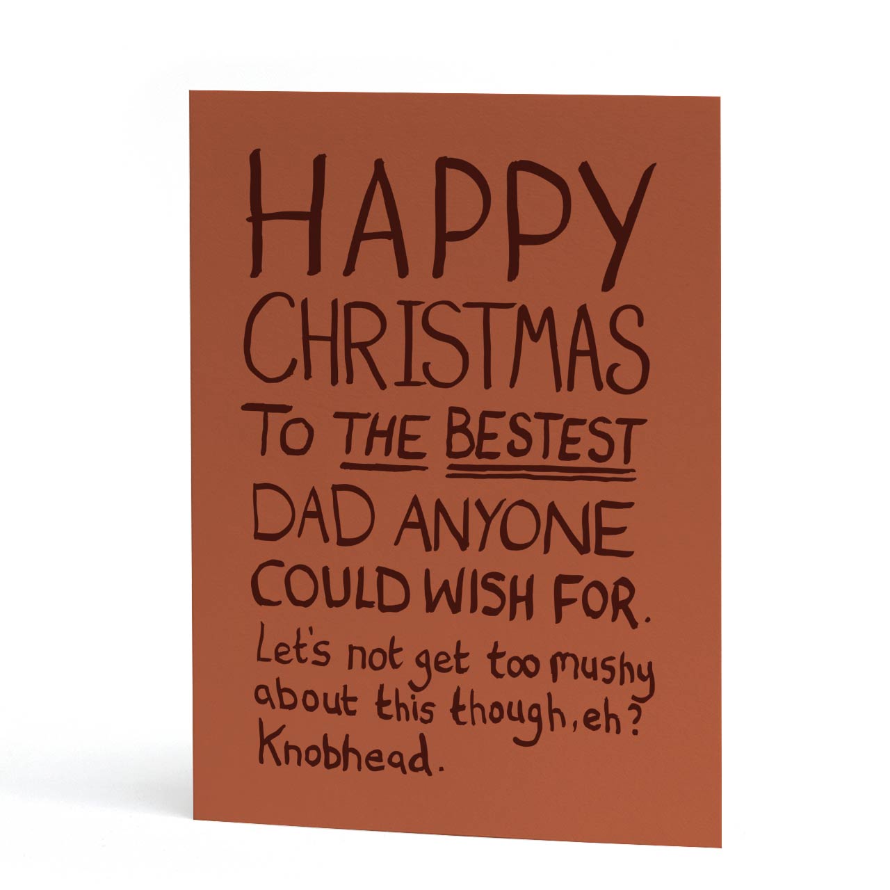 Best Dad Christmas Card