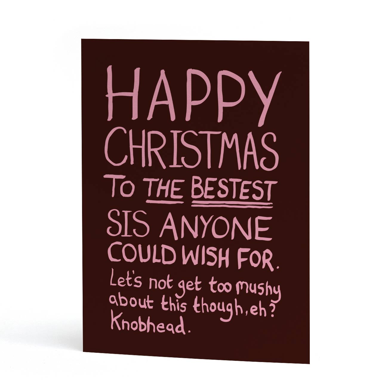 Best Sister Christmas Card