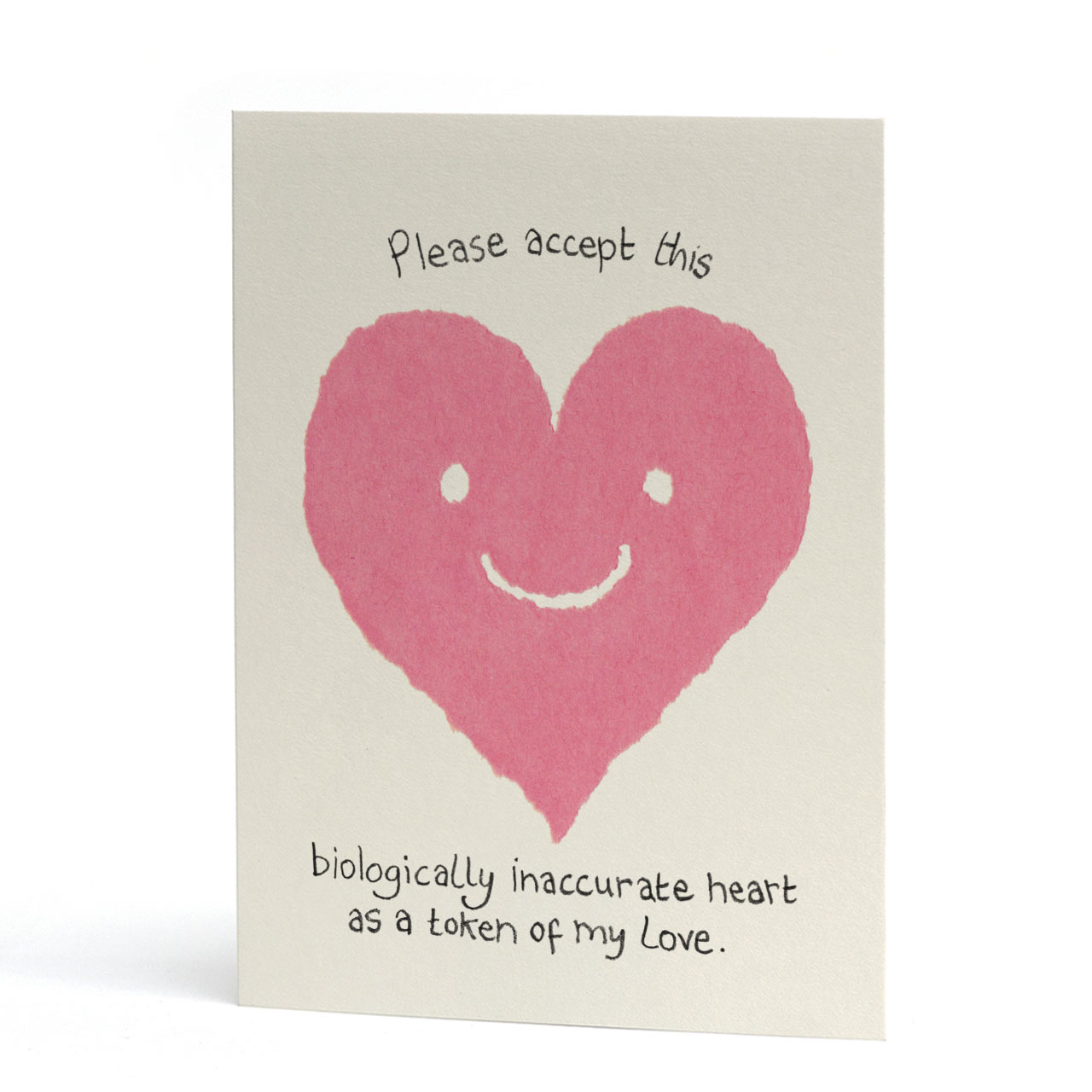 Biologically Inaccurate Heart Card