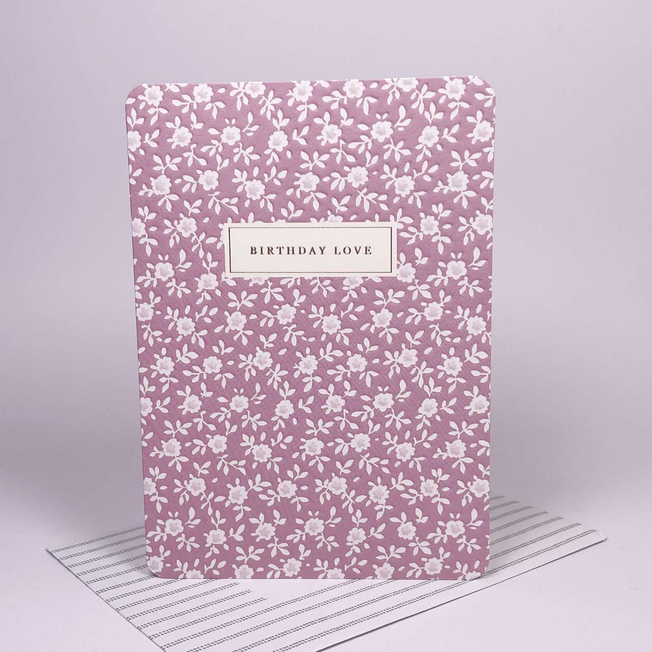 Birthday Love Embossed Foil Card - SAMPLES SALE