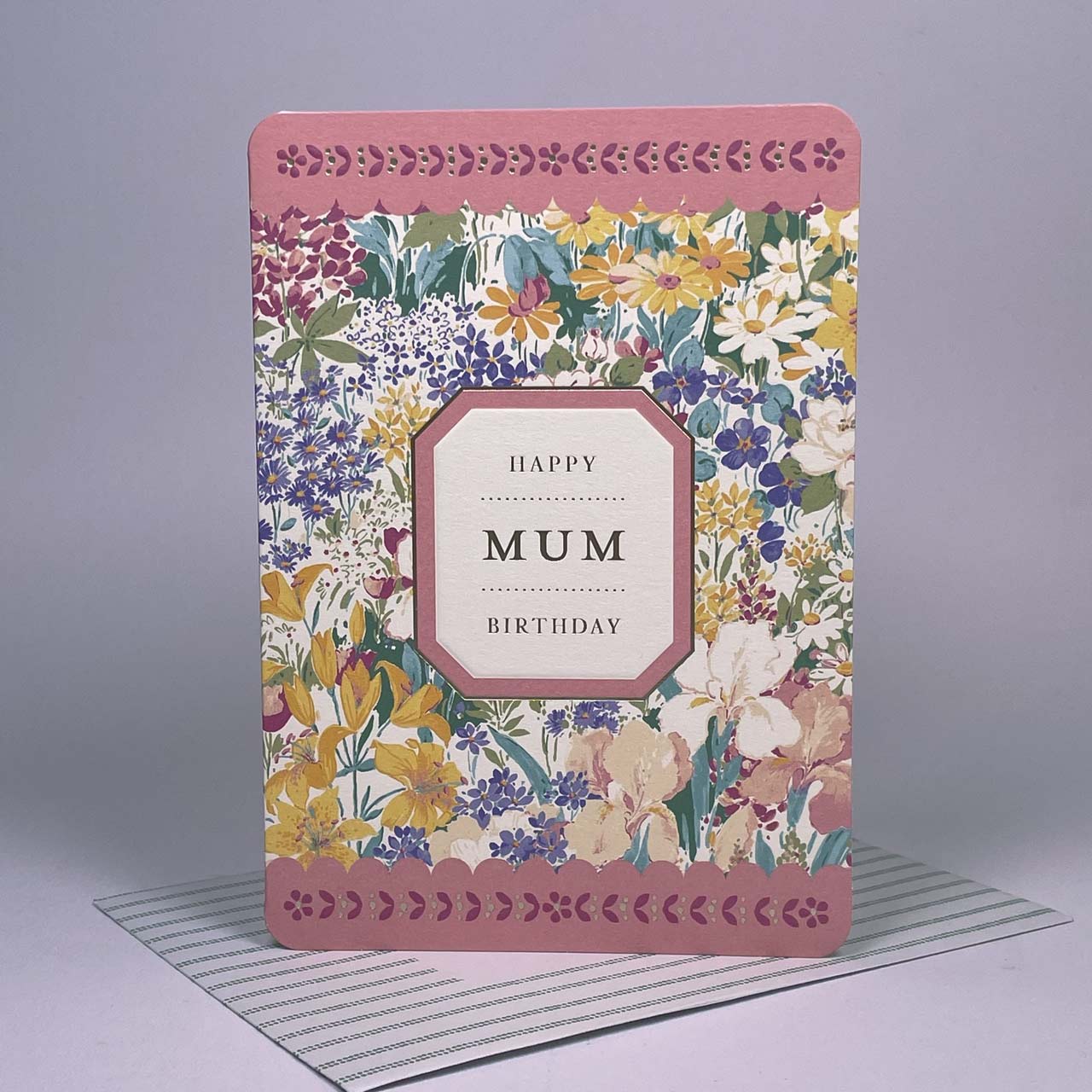 Mum Birthday Embossed Foil Card - SAMPLES SALE