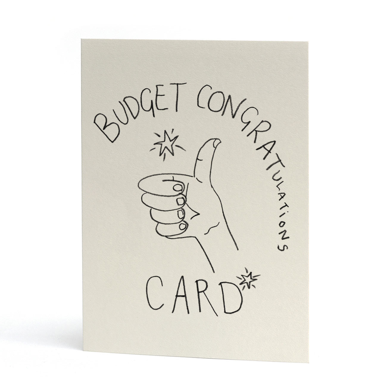 Budget Congrats Card