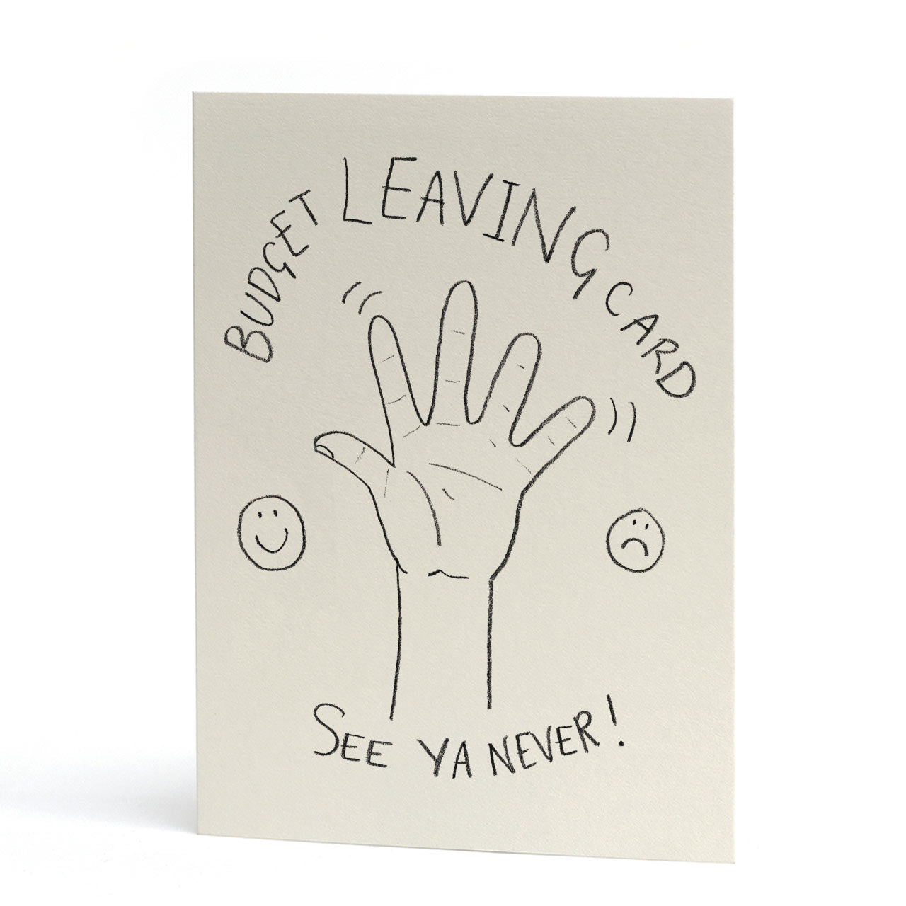 Budget Leaving Card