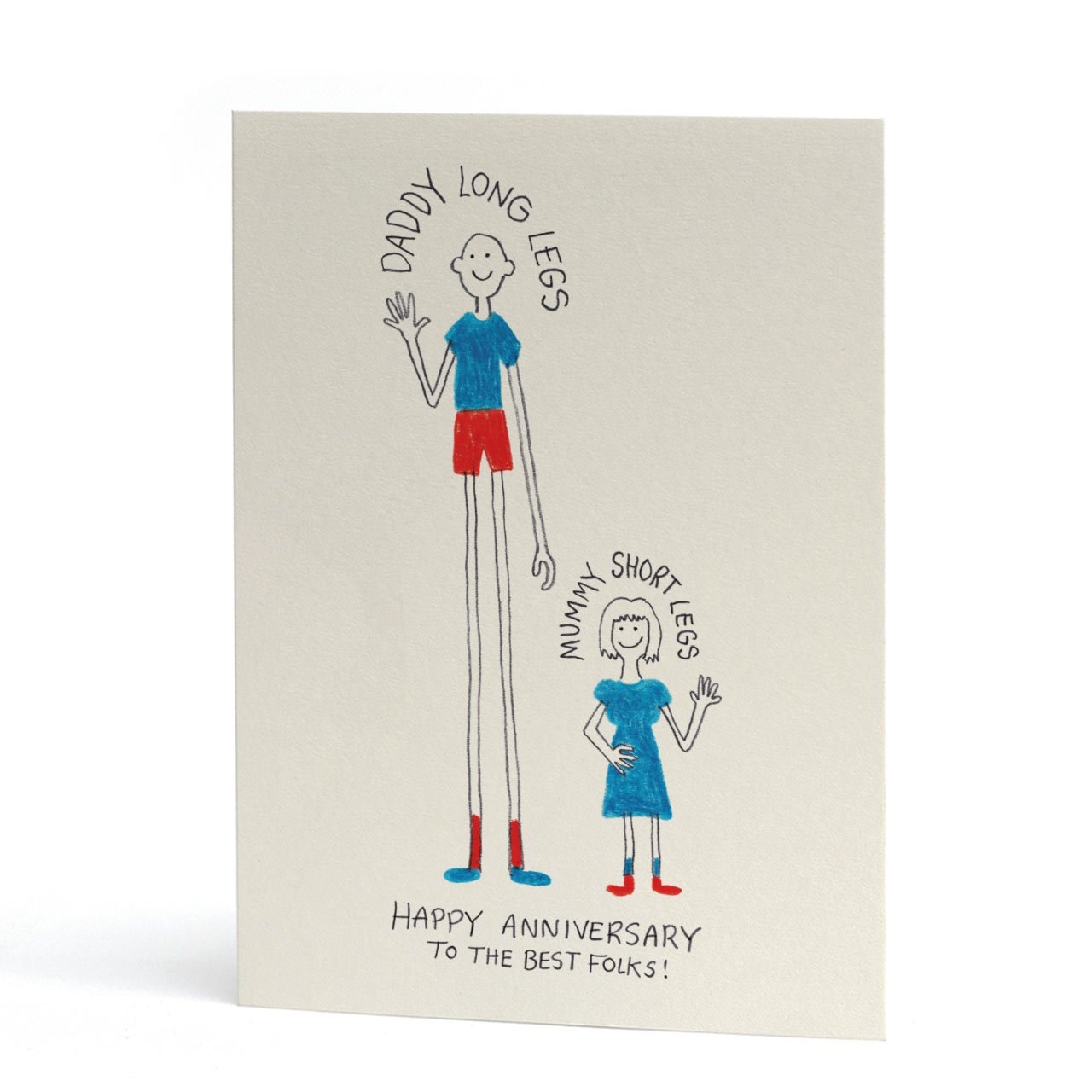 The Best Folks Anniversary Card
