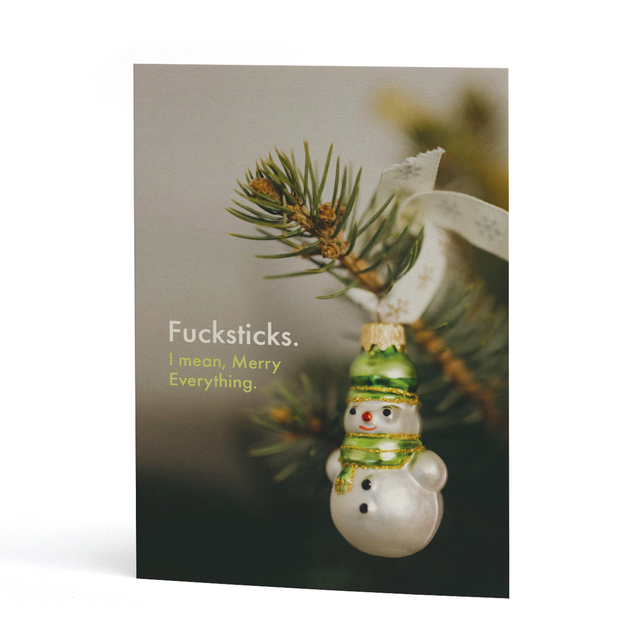 Fucksticks Christmas Card