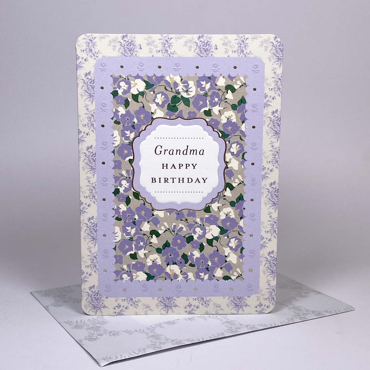 Grandma Birthday Foil Embossed Card - SAMPLES SALE