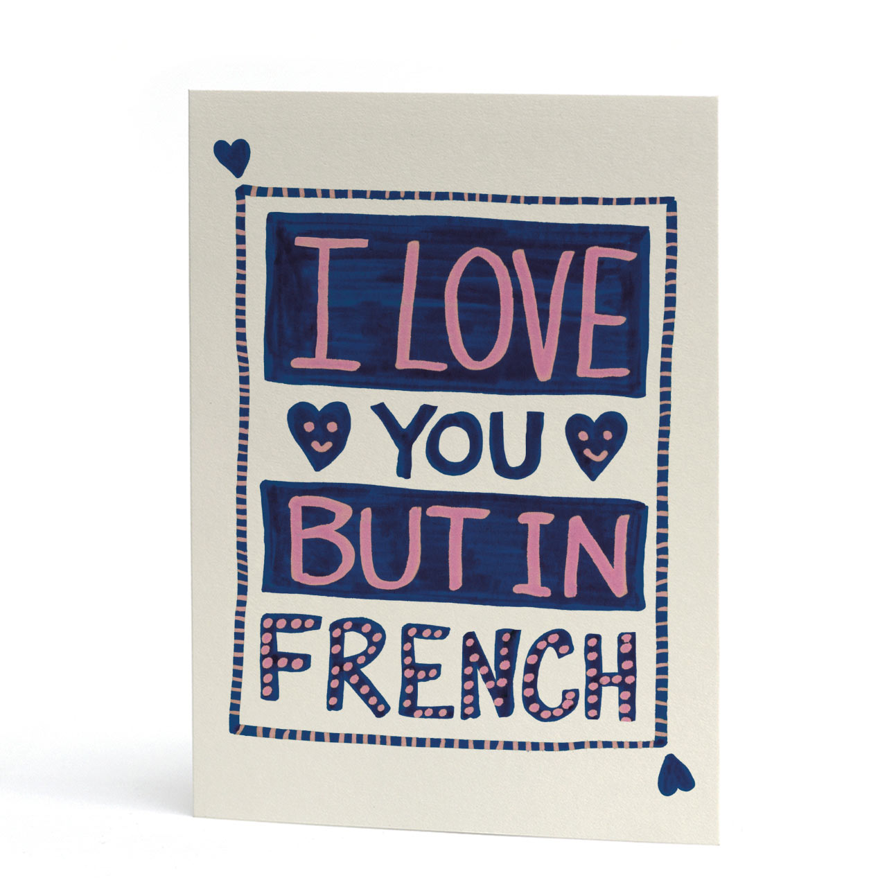 Love You in French Card
