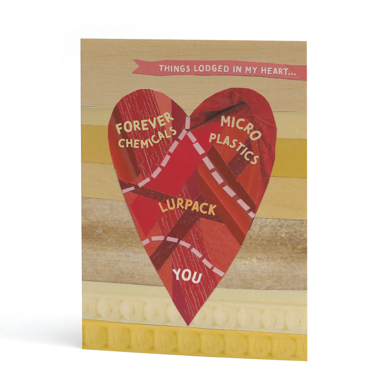 Lodged in My Heart Love Card