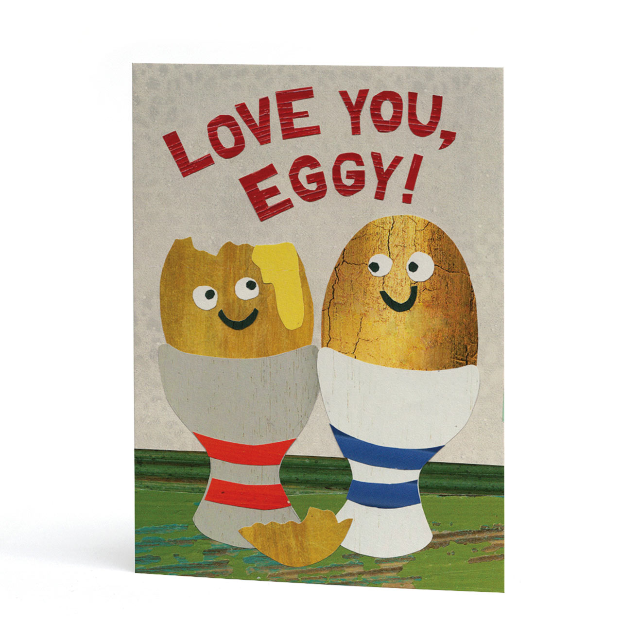 Love You Eggy Card