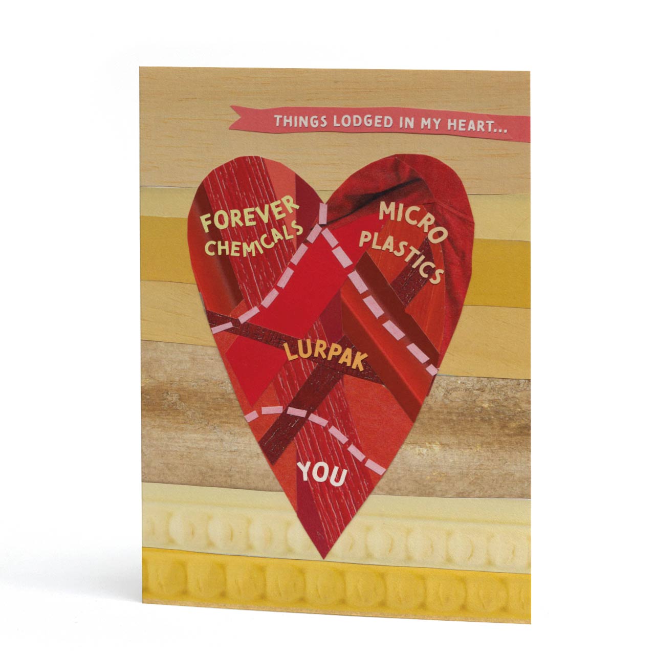 Lodged in My Heart Love Card