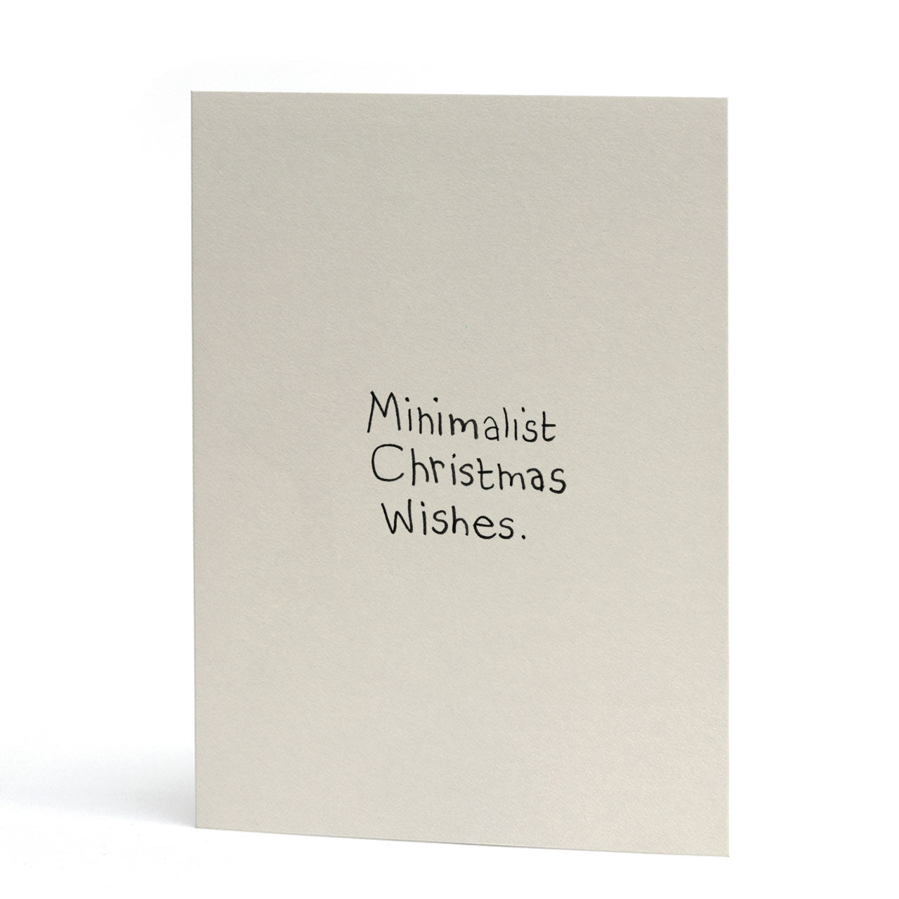 Minimalist Christmas Wishes Card